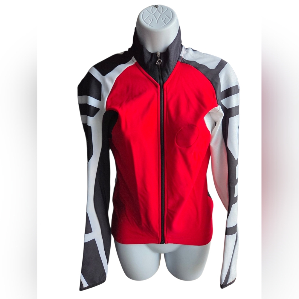 Assos ij.tiburu.4 Mens Insulator Cycling Jacket White Red size S Winter Fall